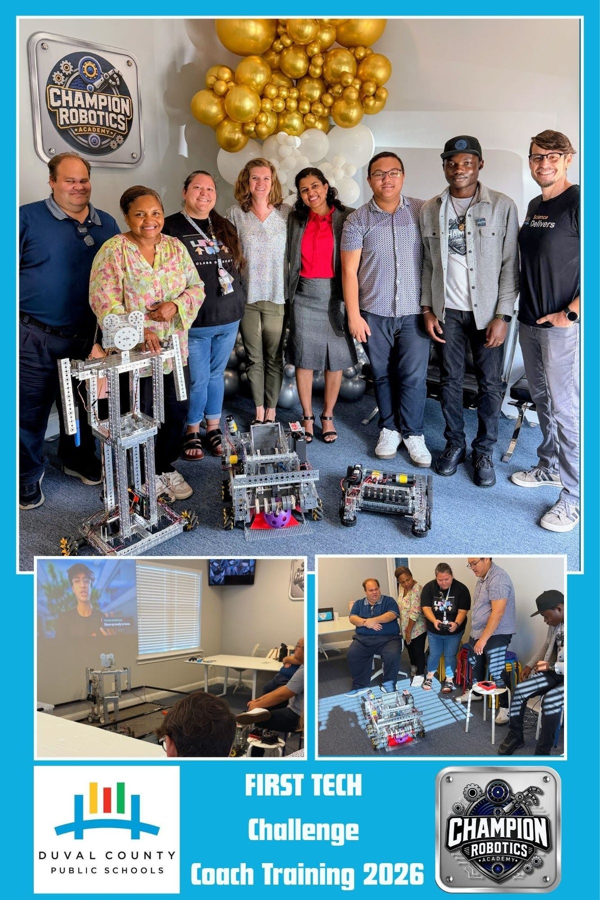 DCPS Coaches Hands-on Metal Robotics Collaboration Session
